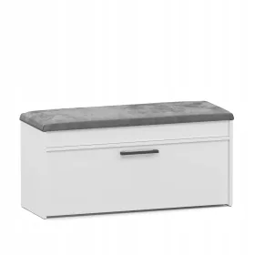    Шкаф за обувки TopEshop със седалка 100 х 49 х 35 см бял