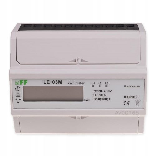 F&F измервател 400 V IP20 100 A