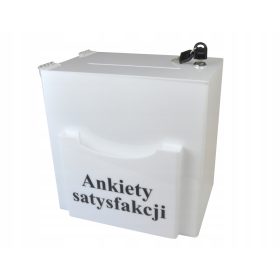   Урна, касичка, кутия от плексиглас с джоб за проучване