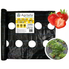   Агротекстил - Мулчираща тъкан Agrotella (против плевели) Agritella черна 80 x 5000 cm 90 g/m²