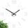 Стенен часовник ModernClock, бял, нюанси на червено, 30 см
