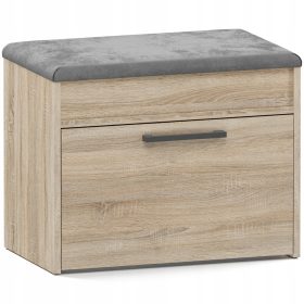    Шкаф за обувки TopEshop със седалка 60 x 49 x 35 см дъб сонома