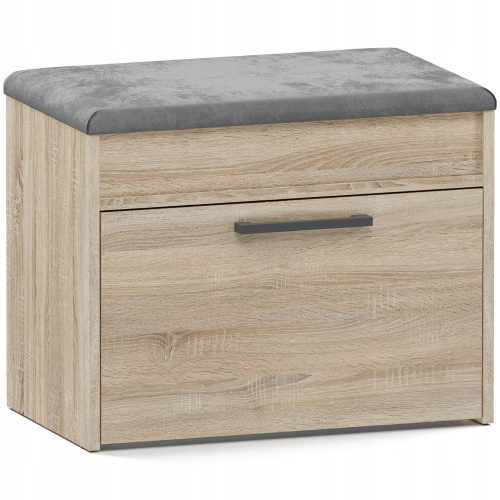  Шкаф за обувки TopEshop със седалка 60 x 49 x 35 см дъб сонома