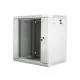  Стенен инсталационен шкаф 19'' 12U 600X450 мм сив (стъклена врата)