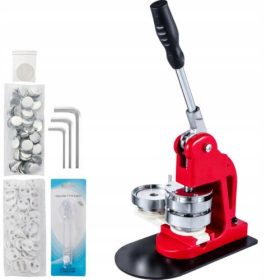   VEVOR Машинка за бадж копчета 75мм 500 бр.