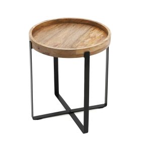    Homela BASIC кръгла холна маса 42 x 42 x 45 см черна