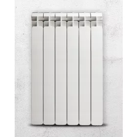   Faral Alba 1489 W алуминиев радиатор бял 800 x 680 x 95 mm - странична връзка