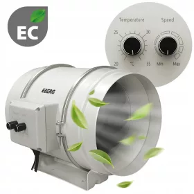   EBERG EMAX GROW 200 EC 200 mm канален вентилатор