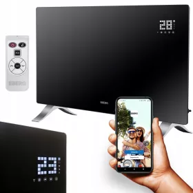   EBERG EVI PRO 2400 W конвекторен нагревател, черен