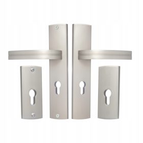   Гамар външна дръжка Дълга планка, За стъклени врати, Квадратна планка, планка с отвор за вложка