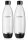  Комплект бутилки карбонатор SodaStream Fuse, черни, 1 л, 2 бр.