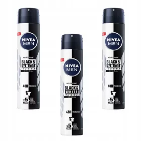    Nivea Men Black White 200 ml x 3 бр антиперспиранти
