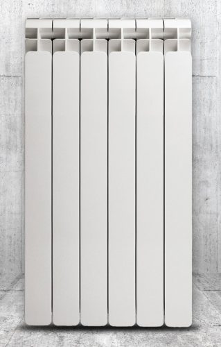 Алуминиев радиатор Faral Alba 1276 W бял 560 x 880 x 95 mm - странична връзка
