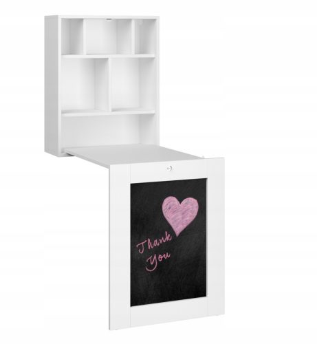  Правоъгълно Bim Furniture Накланящо се бюро 60 x 90,4 x 144,5 cm бяло