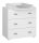  Скрин Bim Furniture Mia 80 x 72 x 90 см бял мат