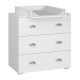  Скрин Bim Furniture Mia 80 x 72 x 90 см бял мат