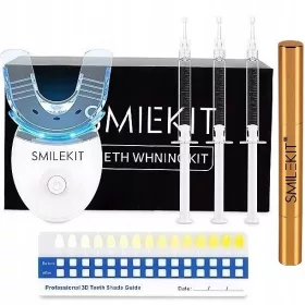    Комплект за избелване на зъби с LED лампа SMILEKIT