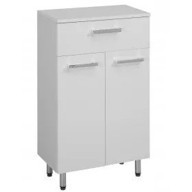    Скрин за баня, рафт 50, бяло лакирано лице