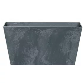    Prosperplast саксия 60 см х 32,5 х 30 см диаметър 60 см пластмасови нюанси на сиво и сребро