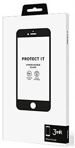  Закалено стъкло 3MK iPhone X Black Protective 1 бр