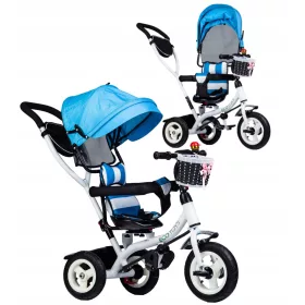    ВЕЛОСИПЕД НА ТРИ КОЛЕЛА, НАДУВАНИ КОЛЕЛА, ВЪРТЯЩ СЕ ГОРТ