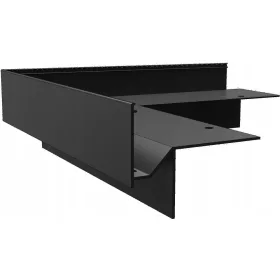   Кантове за градината - S-Tech метален градински кант 25см х 7см сив