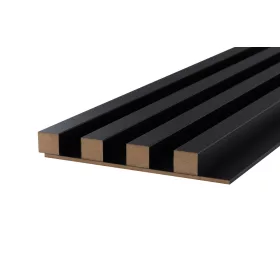   Тесен декоративен панел Newram 15,3x275 см черен