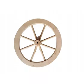    ДЪРВЕНО КОЛЕЛО, ДЕКОРАЦИЯ, ДИАМЕТЪР 30 СМ