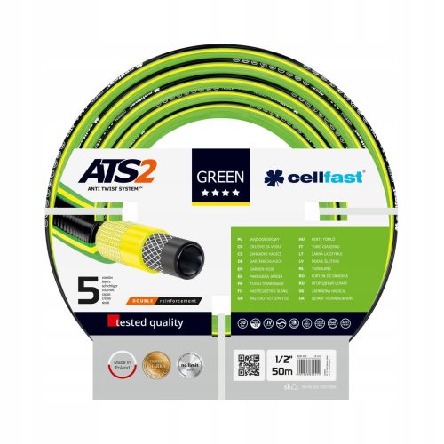Маркуч за поливане - Cellfast Green ATS2 1/2" градински маркуч 50 м