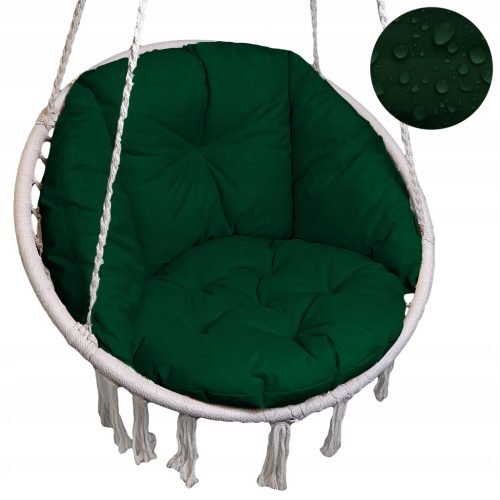  STORK'S NEST SWING CUSHION WATERPROOF - бутилково зелено
