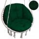  STORK'S NEST SWING CUSHION WATERPROOF - бутилково зелено