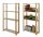  Дървен рафт за склад Wamar 150 x 80 x 28 см макс. 40 кг на рафт