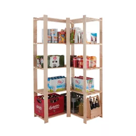    Дървен рафт за склад Wamar 170 x 85 x 38 см макс. 40 кг на рафт