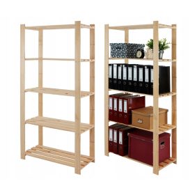    Дървена библиотека за играчки 170X80X38 5бр