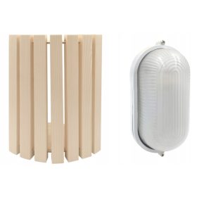   Сауна, аксесоари - Комплект абажур и лампа Porjun ASN700ZP 2 бр.