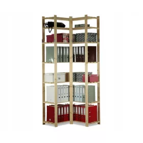    Дървен рафт за склад Wamar 220 x 80 x 38 см макс. 40 кг на рафт