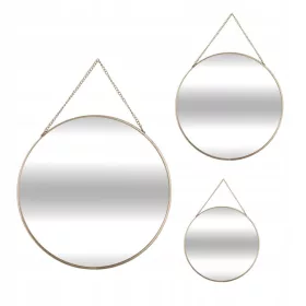    Стенно огледало Atmosphera, кръгло, метална рамка, 290 х 290 мм