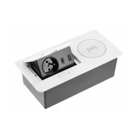   Електрически контакт, USB плот GTV бял