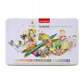  Маркери Bruynzeel 72 бр.