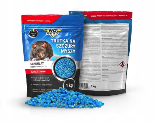 МНОГО СИЛНА ОТРОВА ЗА ПЛЪХОВЕ И МИШКИ ГРАНУЛИ BRODIFACUM NO PEST 1KG