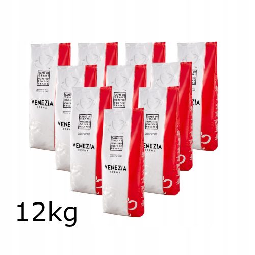  Кафе на зърна Venezia Crema италианска арабика робуста комплект 12кг