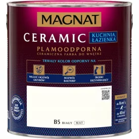   Керамична боя за стена Magnat 5л чисто бяла В5 мат