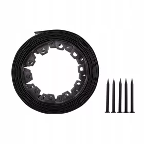   Кантове за градината - Пластмасов градински кант Кант 3000 см х 4 см черен