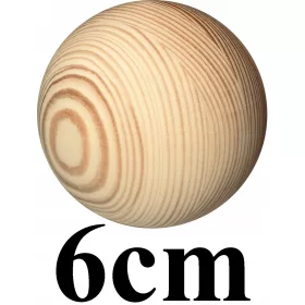    ДЪРВЕНИ ТОПКИ, топки различни размери 60мм