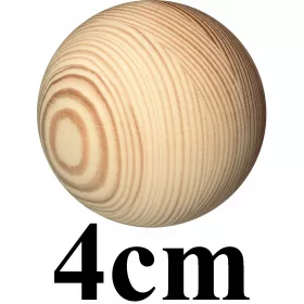    ДЪРВЕНИ ТОПКИ, топки различни размери 40мм