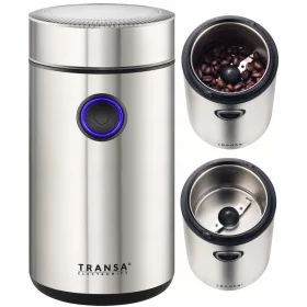    Електрическа мелничка Transa Electronics SilverGrindly 200 W, сребристо/сиво