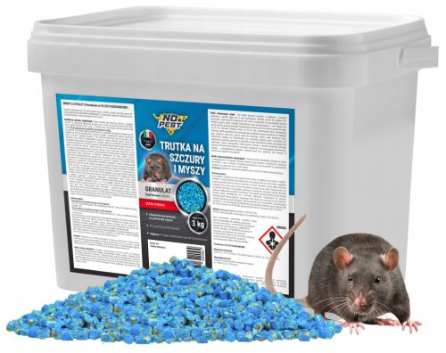 OTROV PELLET GRANULES ЗА ПЛЪХОВЕ И МИШКИ УЛТРА СИЛЕН БЕЗ ВРЕДИТЕЛИ 3KG