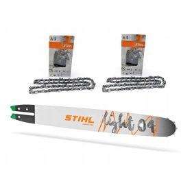   Водач на веригата за верижен трион - ВОДАЧ + 2 ВЕРИГИ 35см 3/8 1.3 ОРИГИНАЛНИ STIHL 017 018 023 025 MS1230