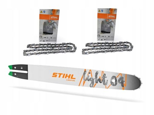 Водач на веригата за верижен трион - ВОДАЧ + 2 ВЕРИГИ 35см 3/8 1.3 ОРИГИНАЛНИ STIHL 017 018 023 025 MS1230
