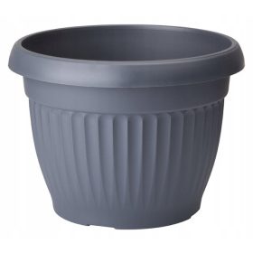    Форма-Пластмасова саксия 45 см х 45 х 35,5 см диаметър 45 см пластмасов графит